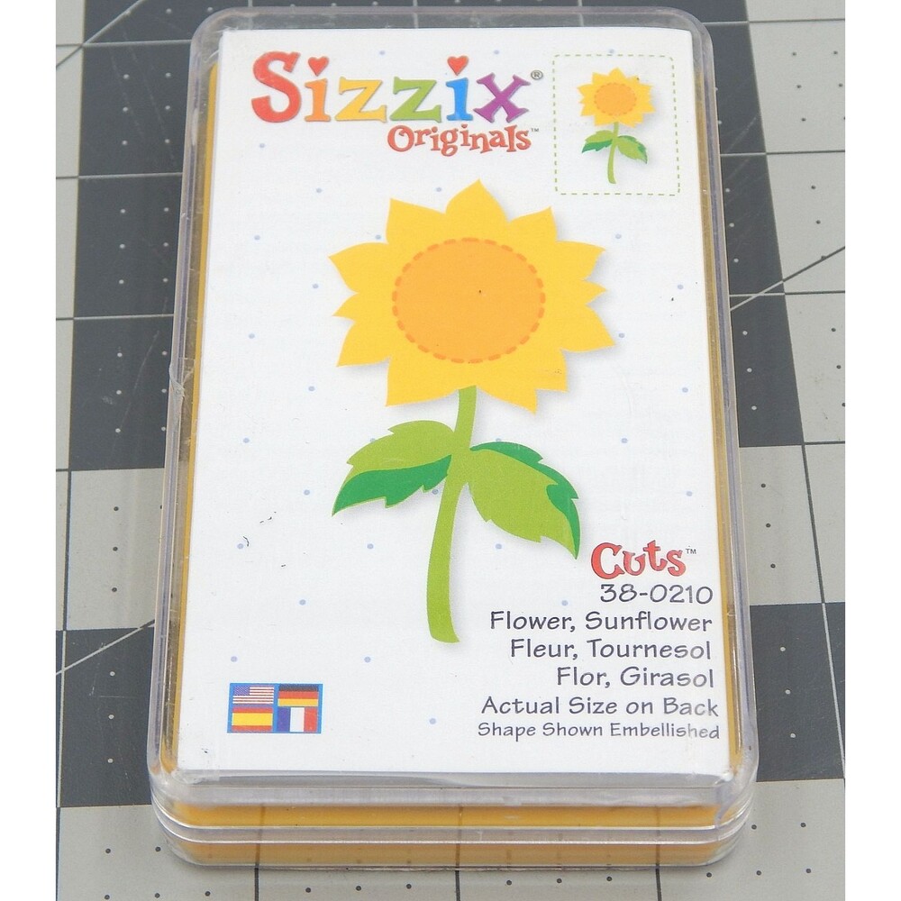 Sizzix Sunflower Pattern 38-0210 Die Cutter 3 In Cartridge Provo Craft Ellison